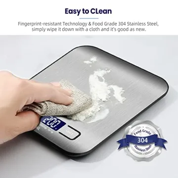 BAGAIL Digital Kitchen Scale for Cooking and Baking