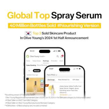 d'alba Piedmont Italian White Truffle First Aromatic Spray Serum, Fragrant VEGAN Glowy Antioxidant F...