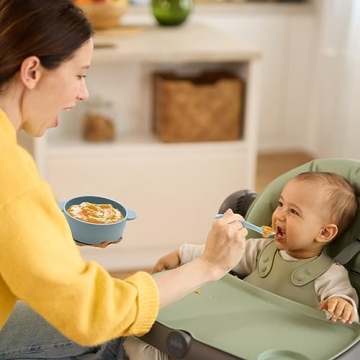 Eascrozn Baby Spoons 6 Pack Soft Silicone Utensils