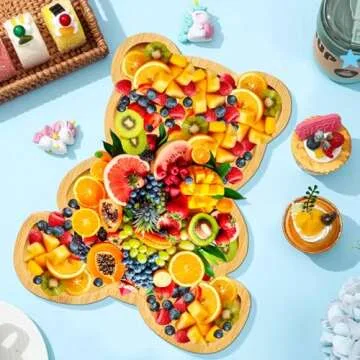 Baby Shower Charcuterie Board Tray Bear Design - Adorably Fun!