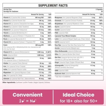 Liposomal Women's Multivitamin 1400MG with Iron