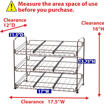Stackable Can Rack Organizer for Kitchen Storage Solutions