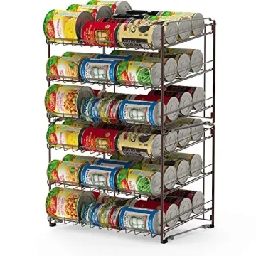 Stackable Can Rack Organizer for Kitchen Storage Solutions
