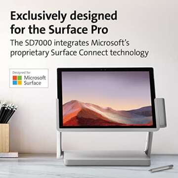 Kensington SD7000 Docking Station - Dual 4K for Surface Pro
