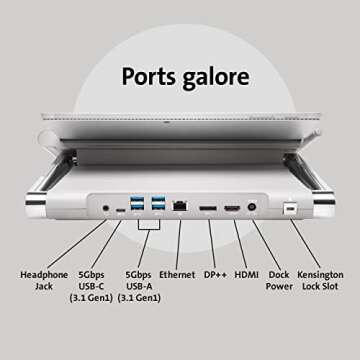 Kensington SD7000 Docking Station - Dual 4K for Surface Pro