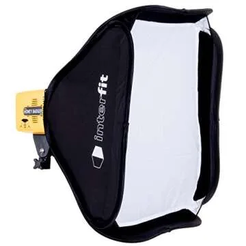 Interfit Honey Badger 320Ws 2-Light Kit, Compact, Yellow (HB3202K1)