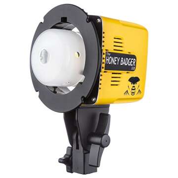 Interfit Honey Badger 320Ws 2-Light Kit, Compact, Yellow (HB3202K1)