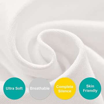 100% Cotton Bassinet Sheets Compatible with Halo Bassinest Swivel, Flex, Glide, Premiere & Luxe Seri...