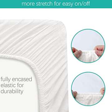 Soft Cotton Bassinet Sheets for HALO Bassinest – 2 Pack