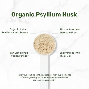 Organic Psyllium Husk Powder for Digestion & Baking
