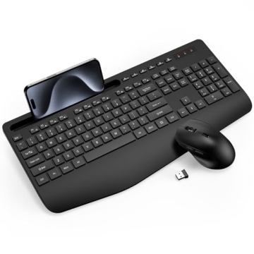 Ergonomic Wireless Keyboard and Mouse Combo - Trueque