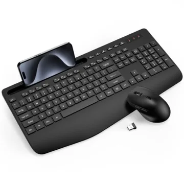 Ergonomic Wireless Keyboard and Mouse Combo - Trueque