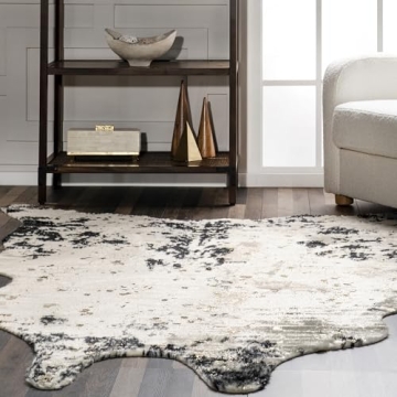 nuLOOM 5x7 Animal Print Rug for Living and Dining Rooms