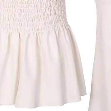 Victorian Ruffle Peasant Blouse for Cosplay or Parties