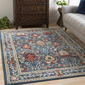 BoutiqueRugs Branford Traditional Floral Area Rug 8'10"x12'4"