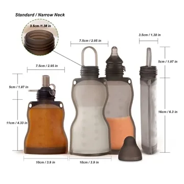 Haakaa Silicone Milk Storage Bags - Eco-friendly 9 oz bags