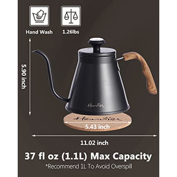 Harriet Gooseneck Kettle for Perfect Pour Over Coffee