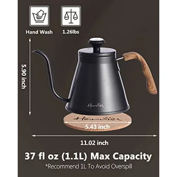 Harriet Gooseneck Kettle for Perfect Pour Over Coffee