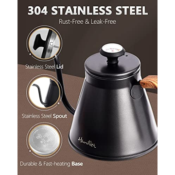 Harriet Gooseneck Kettle for Perfect Pour Over Coffee