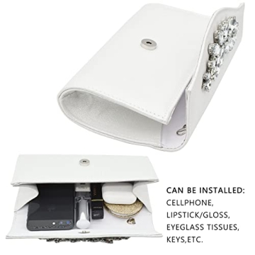 GESU Rhinestone Evening Clutch Bag for Women