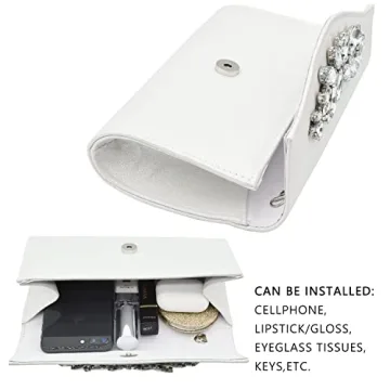 GESU Rhinestone Evening Clutch Bag for Women