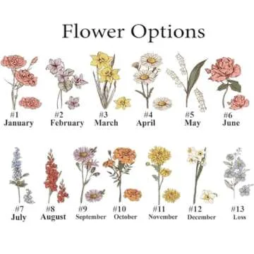 NAZENTI - Custom Birth Month Flower Sweatshirt for Women, Personalized Mom Sweatshirt, Grandma Birth Month Shirt, Mama Grandmother Gifts, Customized Gift for Birthday Mother Day Christmas Sweater