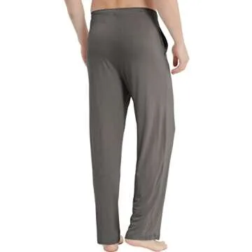 GYS Mens Pajama Pants - Soft Comfy Lounge Bottom with Pockets