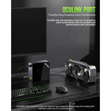 GMKtec Mini PC Gaming M7 Powerful Compact Desktop