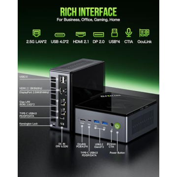 GMKtec Mini PC Gaming M7 Powerful Compact Desktop