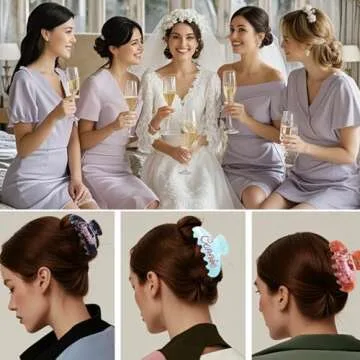 Personalized Name Hair Claw Clips, Custom Large Hair Claw Clips for Women, Rhinestone Design Banana Clips for Thin, Medium, and Thick Hair, Christmas Gifts for Mom, Bridal, Bridesmaid, Couples, Friend