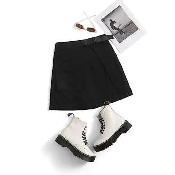 Versatile WDIRARA Women's Cargo Skirt for Summer Style