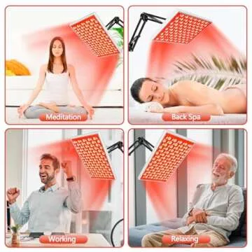 Red Light Therapy Lamp - Skin & Pain Relief Device