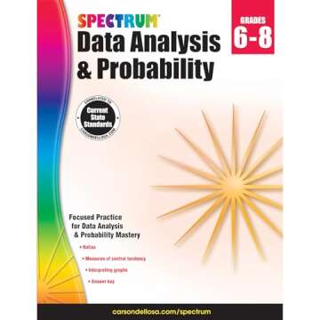 Spectrum Grades 6-8 Data Analysis & Probability Workbook for Enhanced Learning