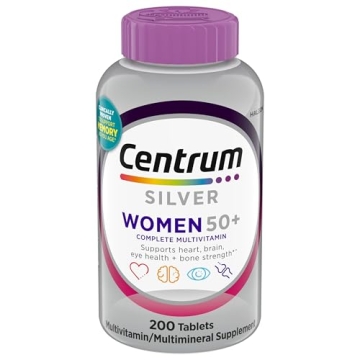Centrum Silver Women's Multivitamin 50 Plus - 200 Tablets
