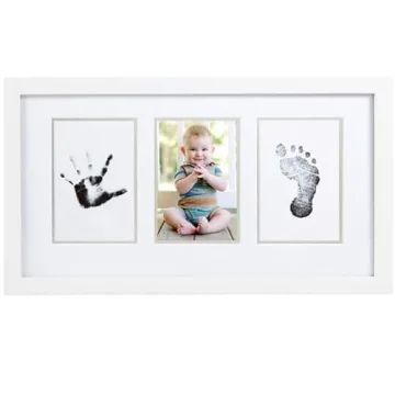 Pearhead Keepsake Frame for Baby Handprints and Footprints