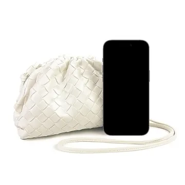 Stylish Woven Dumpling Bag for Women - Versatile Clutch & Crossbody Purse