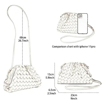 Woven Dumpling Bag: Chic Crossbody Handbag for Women