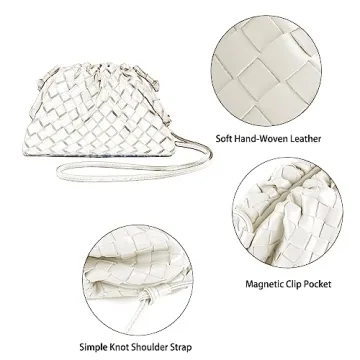 Woven Dumpling Bag: Chic Crossbody Handbag for Women