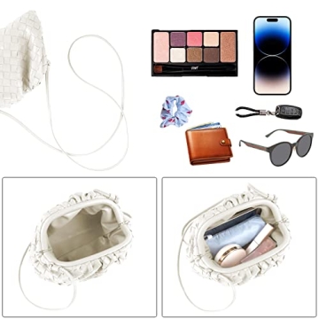 Woven Dumpling Bag: Chic Crossbody Handbag for Women