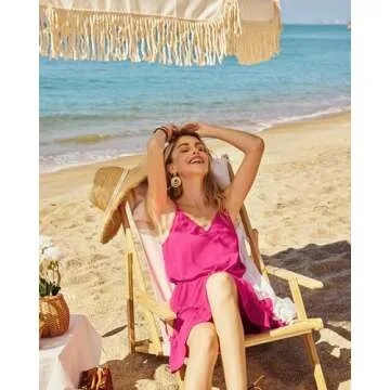 Newshows Women's 2025 Summer Dress Spaghetti Strap Casual