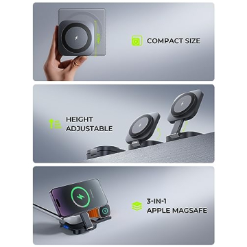 LISEN 3-in-1 Charging Station for Apple Devices