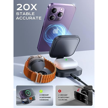 LISEN 3-in-1 Charging Station for Apple Devices