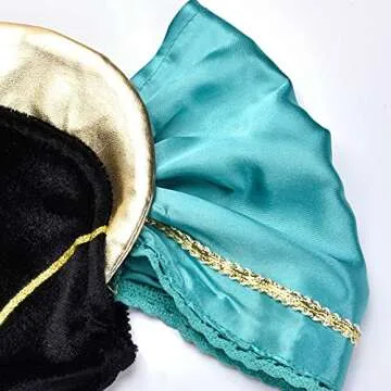 GJDAMFD Princess Dress up Clothes for Little Girls Green Costume Dresses with Accessories for Halloween Birthday Party 5T