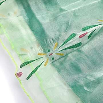 GJDAMFD Princess Dress up Clothes for Little Girls Green Costume Dresses with Accessories for Halloween Birthday Party 5T