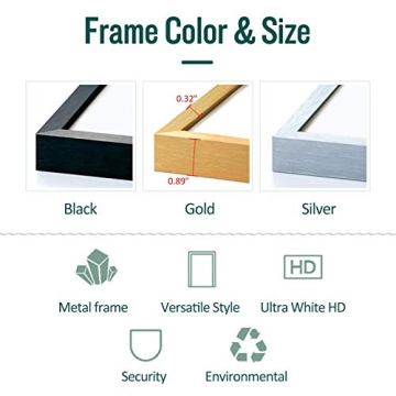 Elegant 65"×22" Full Length Mirror with Gold Frame