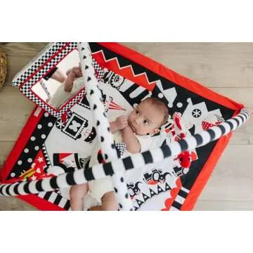 Genius Baby Toys Play Gym: High Contrast Fun for Infants