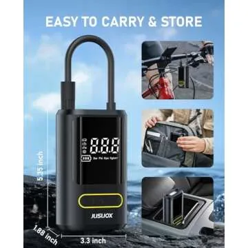 Portable Air Compressor with Auto Shutoff and LED Light