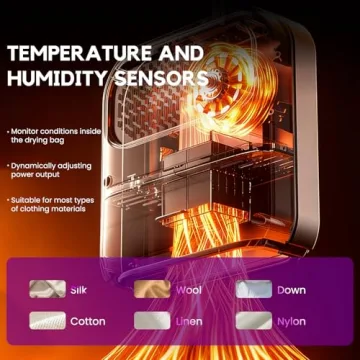 CinGiiCo Mini Portable Dryer for Efficient Travel Drying