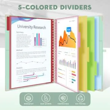 EYROZILL Stylish Clipboard with Storage and Folders