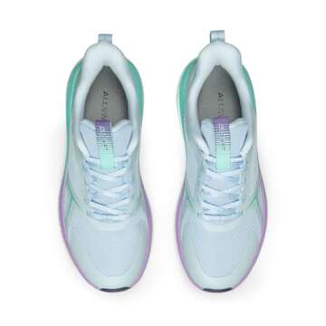 ALLSWIFIT Women's Walking Shoes Comfortable ActiveEase Running Tennis Athletic Gym Workout Cross Training Sneakers,Size 9,Light Blue,SARR009W